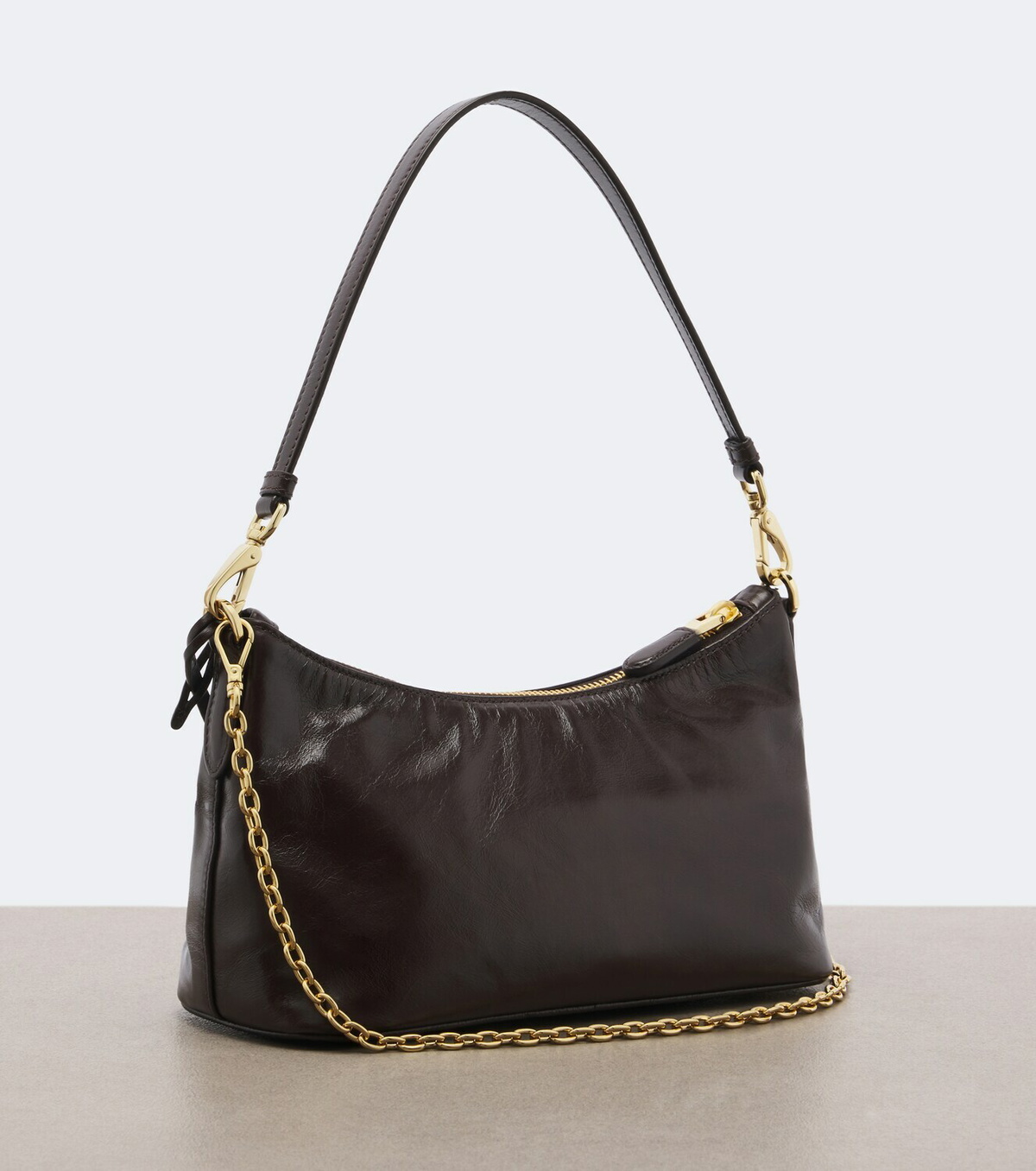 Prada Mini leather shoulder bag