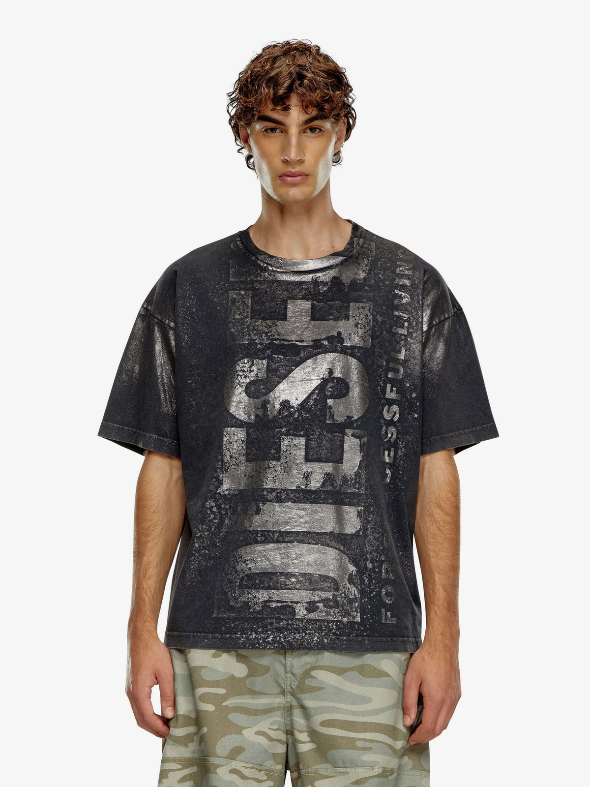 Diesel T Boxt Q23 Black Mens T Shirt Diesel