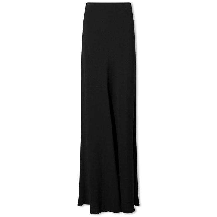Photo: AMI Paris Women's Biais Long Maxi Skirt in Black