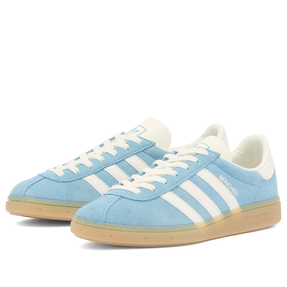 Adidas Muenchen W in Blue/Off White/Silver Metallic