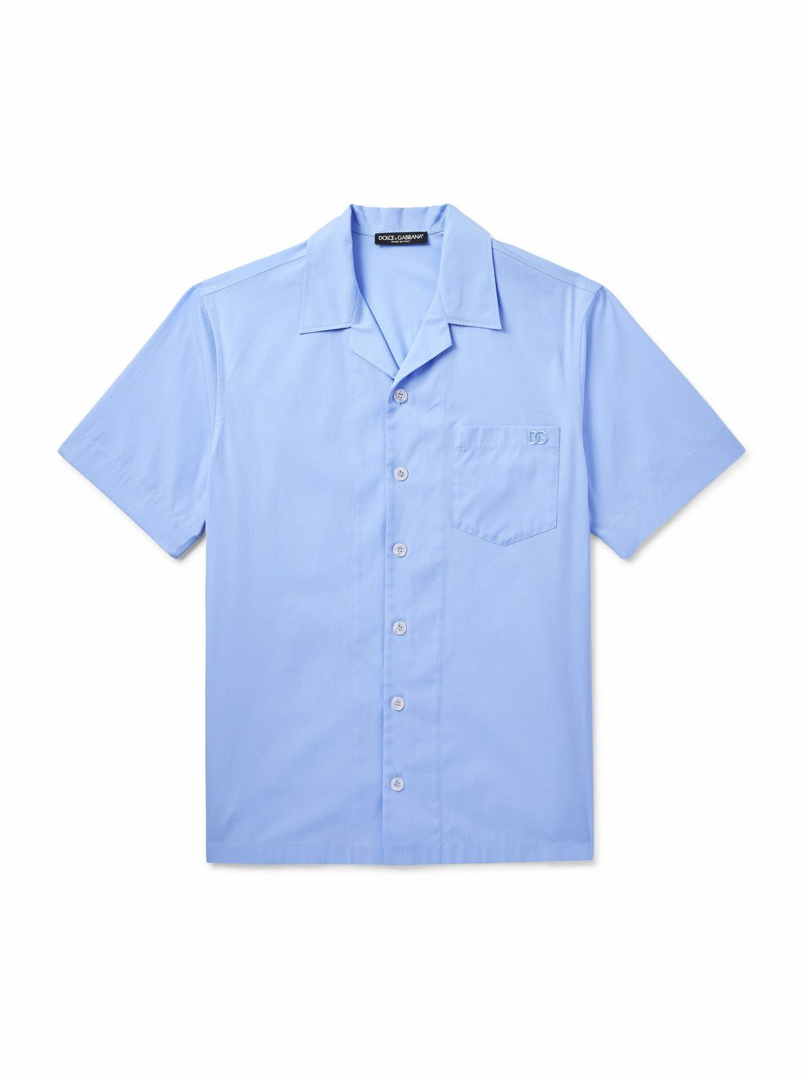 Dolce and Gabbana Blue and Black Check Western Shirt Dolce