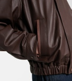 Lemaire Leather blouson jacket