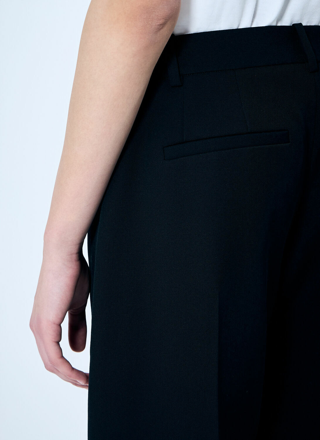 Alexander Wang Bowed Leg Mid Rise Pants