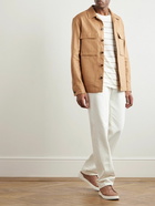 Zegna - Linen-Canvas Overshirt - Neutrals