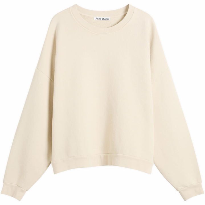 Photo: Acne Studios Men's Fester Vintage Sweatshirt in Light Taupe
