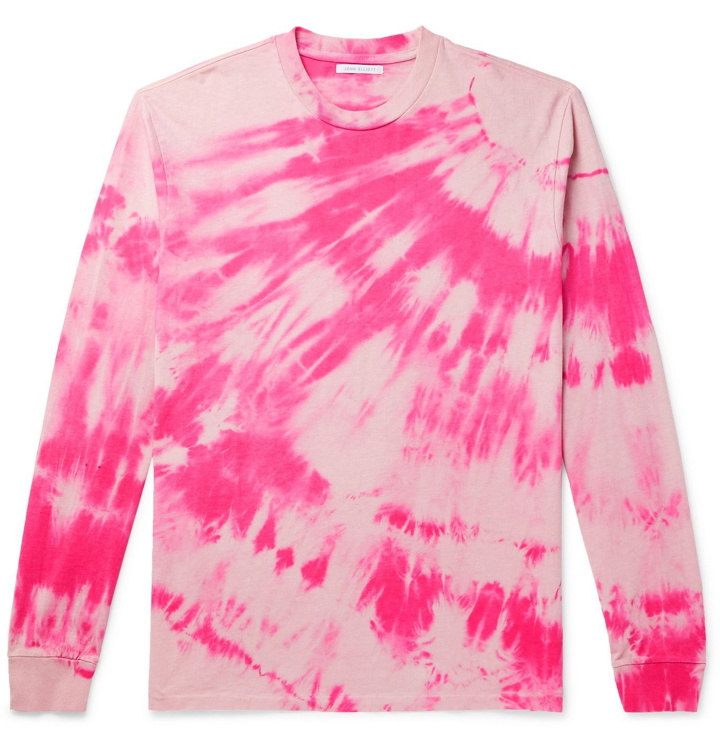 Photo: John Elliott - University Tie-Dyed Cotton-Jersey T-Shirt - Pink