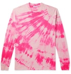 John Elliott - University Tie-Dyed Cotton-Jersey T-Shirt - Pink