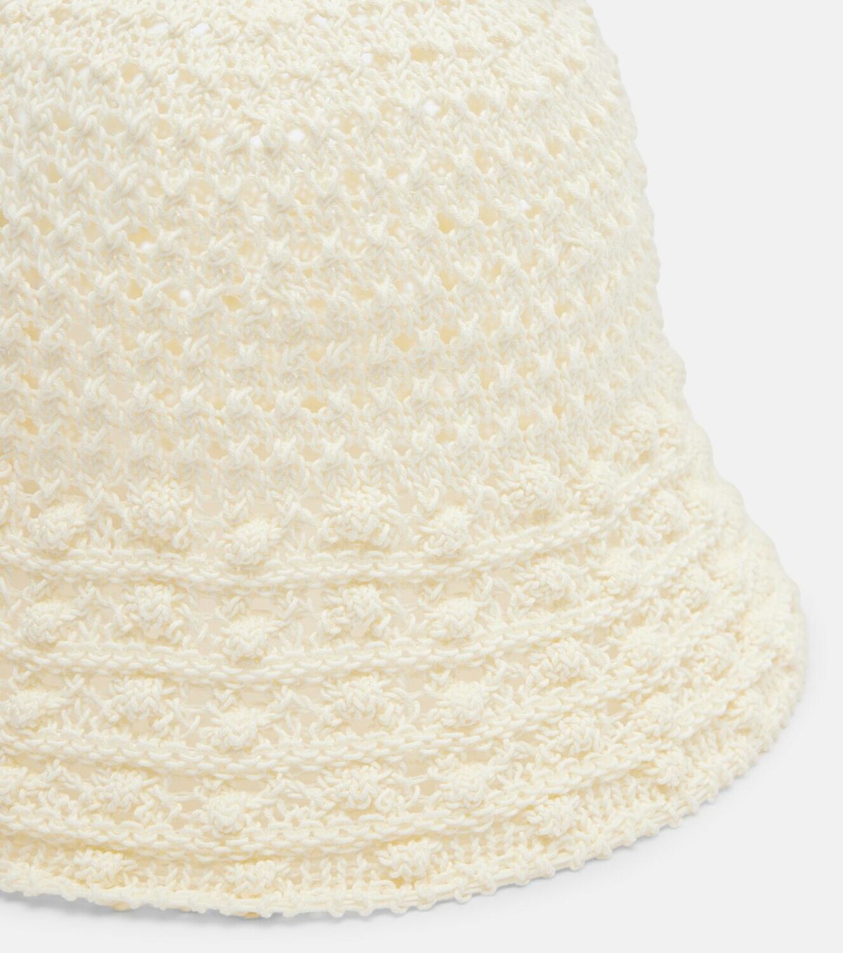Eres Carats crochet bucket hat
