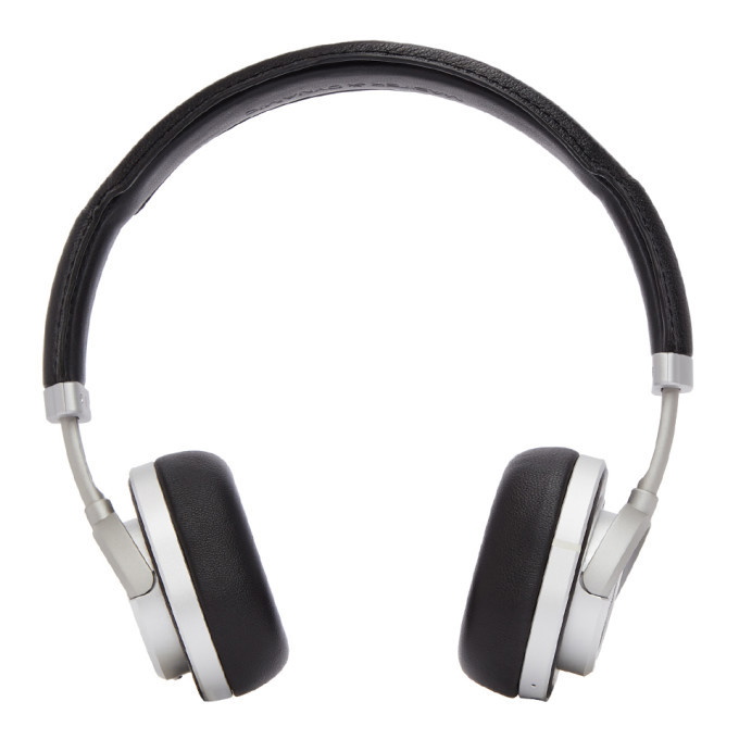 Photo: Master and Dynamic Black and Silver Wireless MW50 Headphones