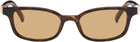 Le Specs Brown Confidential Sunglasses