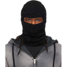 thom/krom Black Cashmere Blend Performance Knit Balaclava