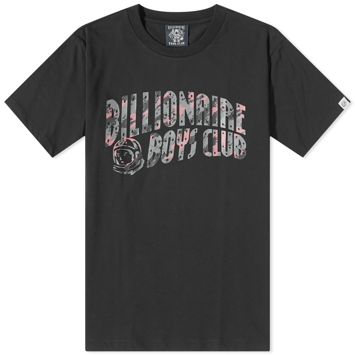 Photo: Billionaire Boys Club Men's Camo Arch Logo T-Shirt in Black