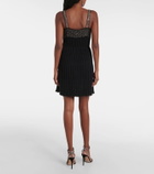 Giambattista Valli Sequined knitted wool minidress