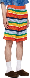 Marni Multicolor No Vacancy Inn Edition Striped Shorts