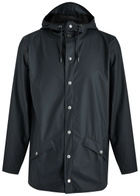 Rains Short Matte Rubberised Raincoat Navy