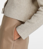 Altuzarra Harris cropped wool-blend cardigan