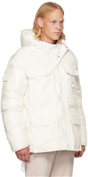Canada Goose White HUMANATURE Standard Expedition Down Jacket