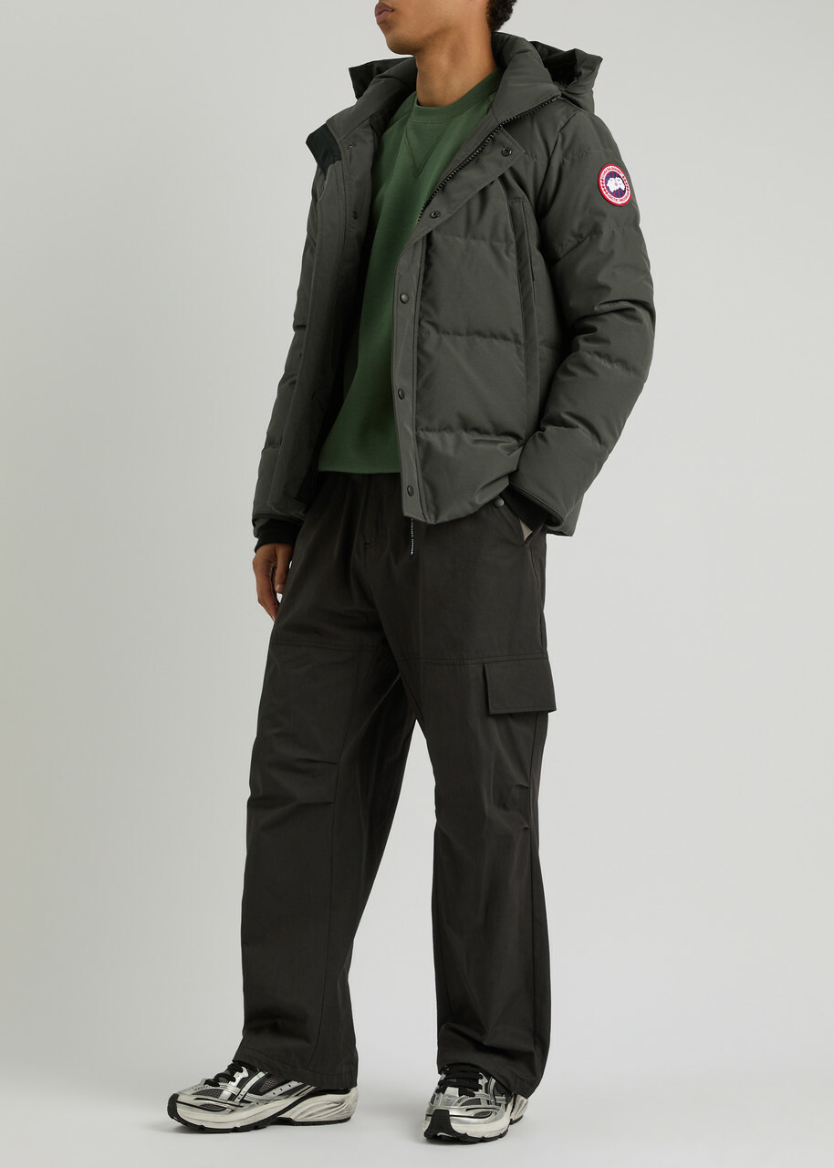 Canada Goose Wyndham Quilted Arctic-Tech Parka Grey Canada Goose