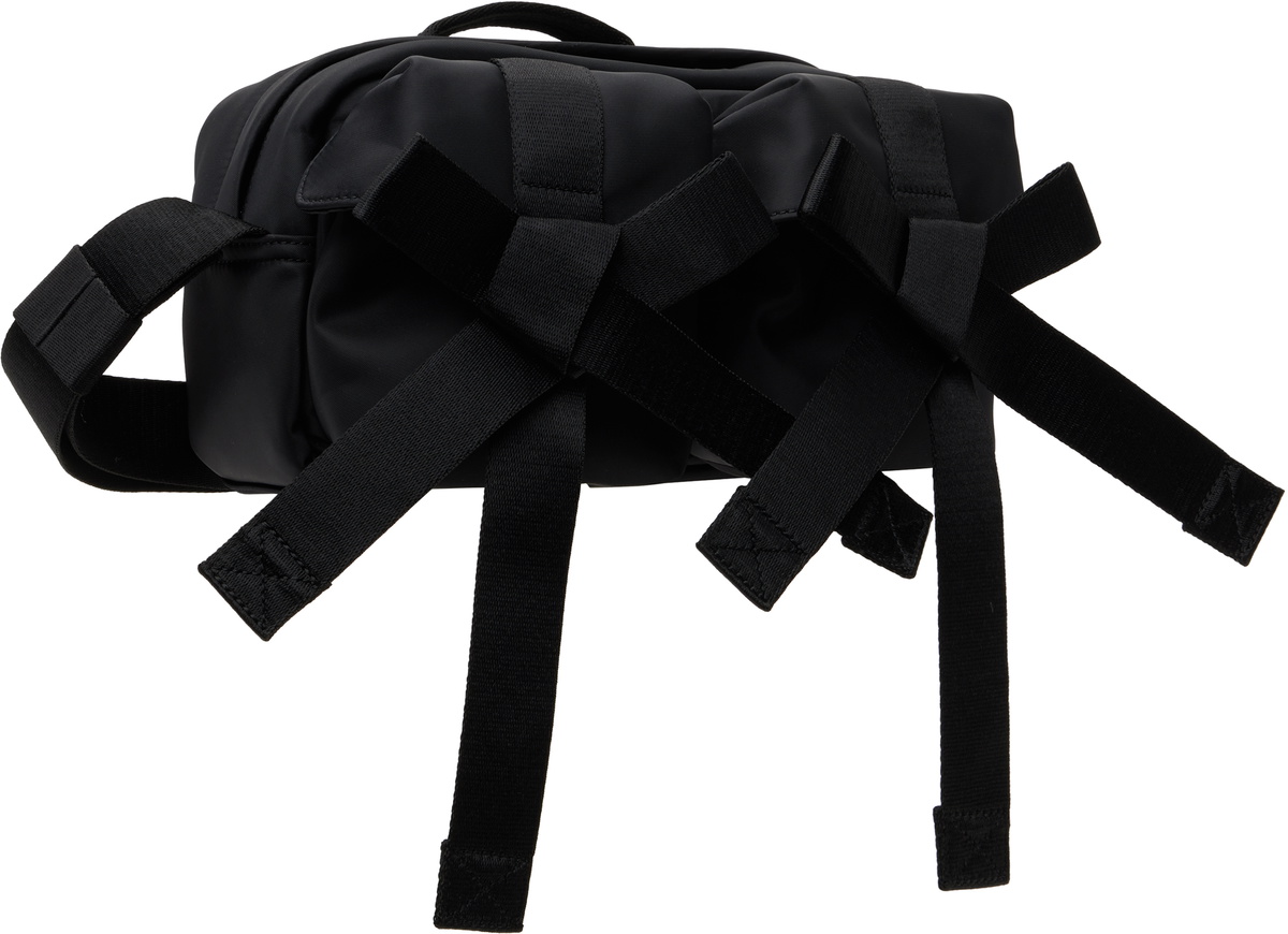 Simone Rocha Black Classic Bow Crossbody Bag