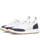 Thom Browne Men's Tech Runner Sneakers in Navy