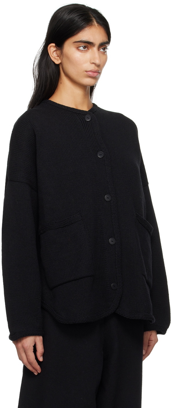 Cordera Black Buttoned Cardigan CORDERA