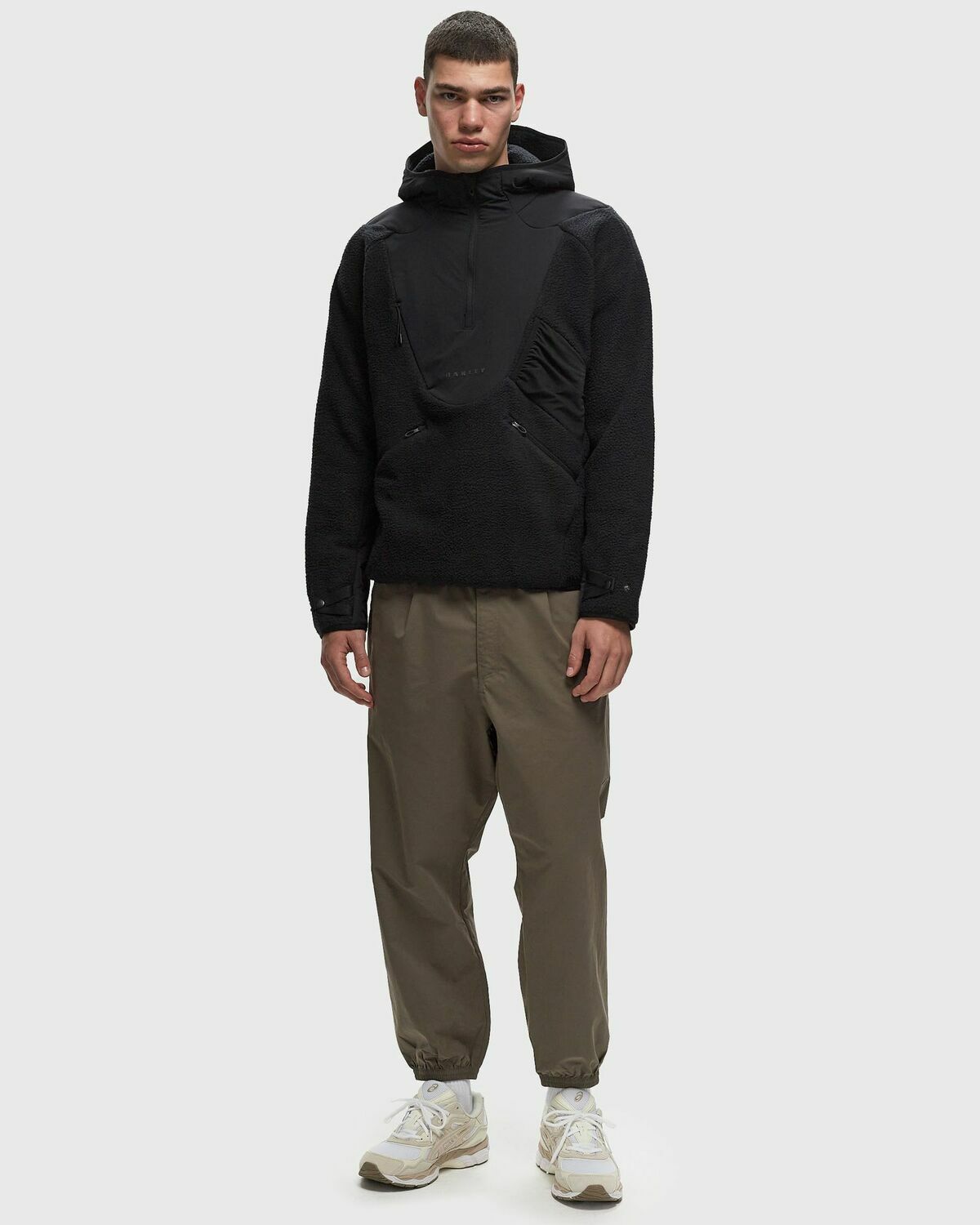 Oakley Latitude Flex Sherpa Black Half Zips Oakley