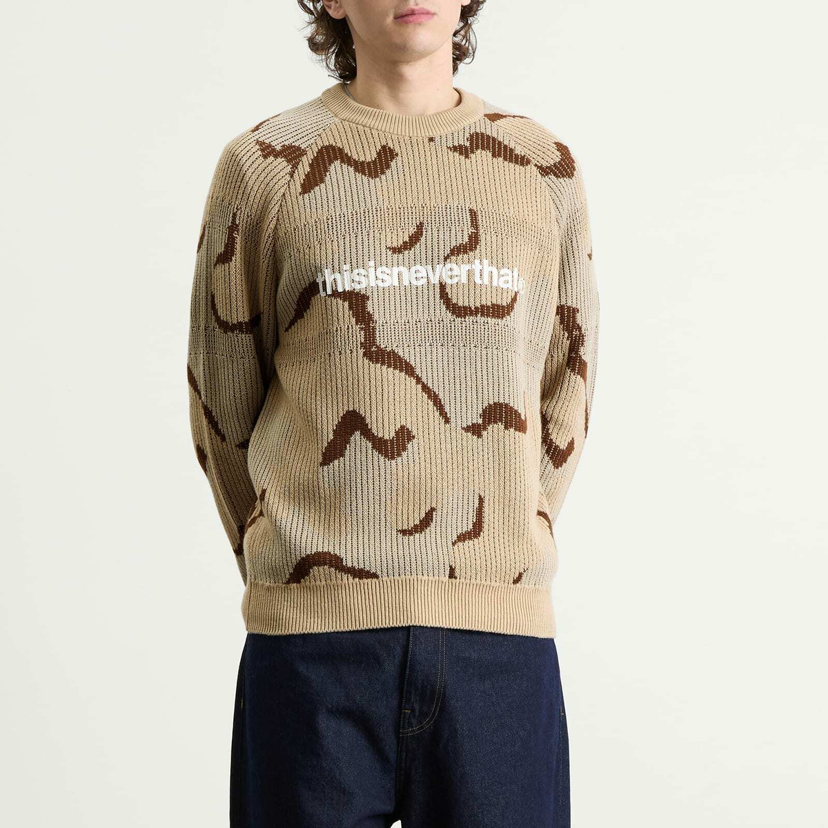 thisisneverthat Men's T-Logo Knit Jumper in Camo