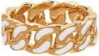 A.P.C. Gold & White Sam Ring