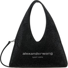 Alexander Wang Black Pike Crystal Mini Bag
