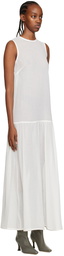 SIR. White Pascal Sleeveless Maxi Dress