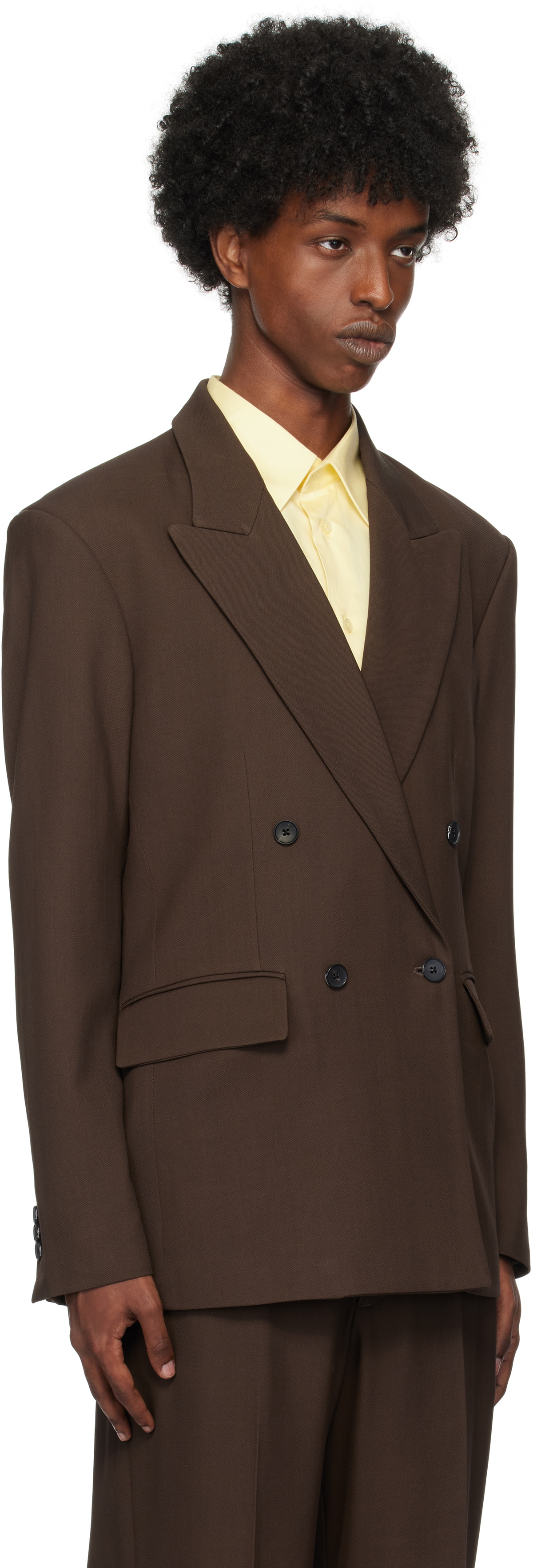 Second/Layer Brown Pico Blazer Second/Layer
