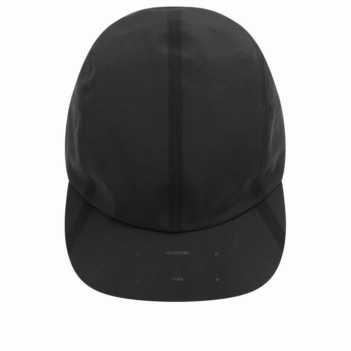 Puma x Heliot Emil 4 Panel Cap in Puma Black Puma