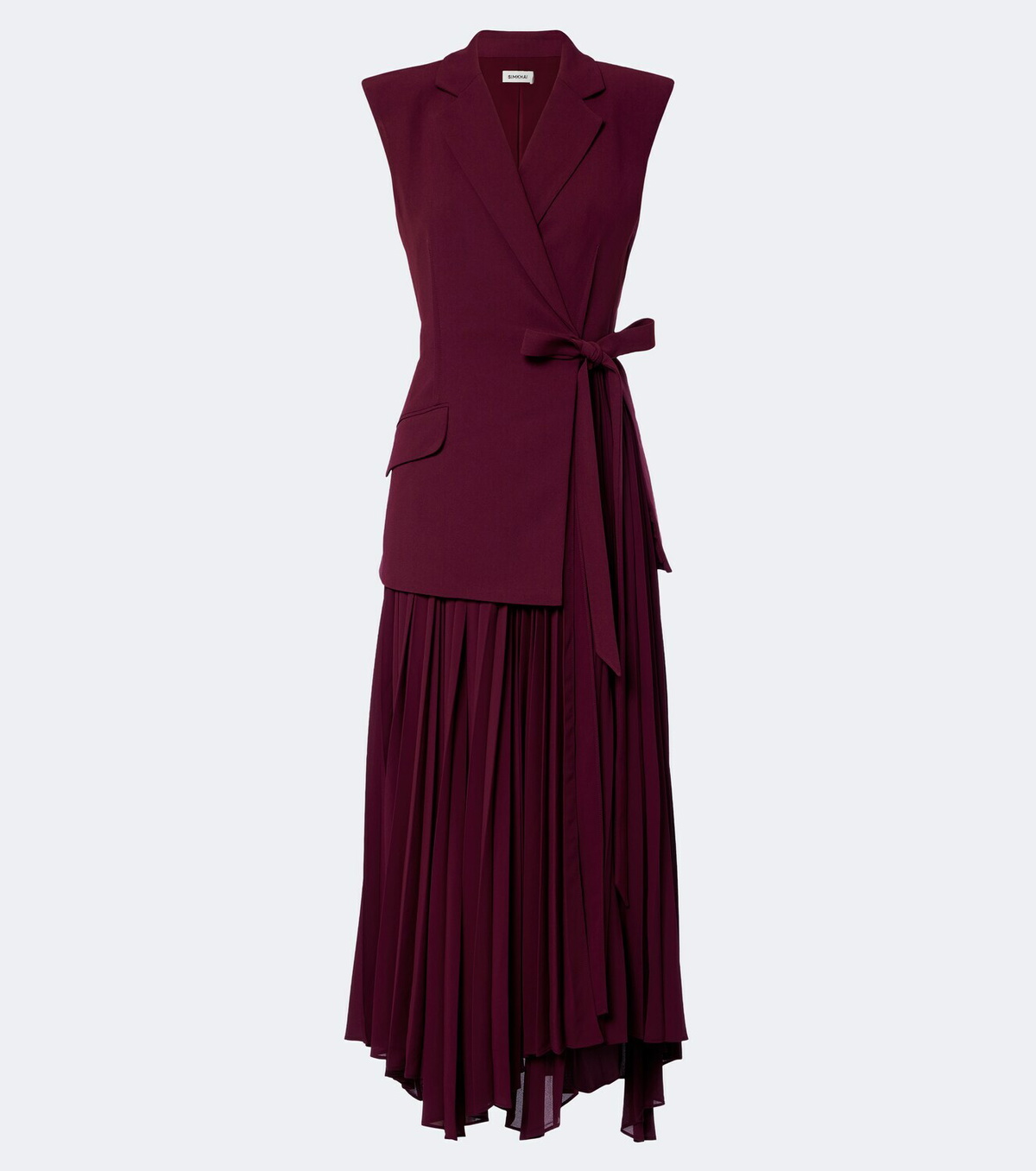 Simkhai Helena crêpe midi dress
