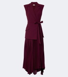 Simkhai Helena crêpe midi dress