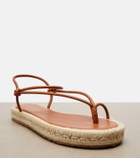 Gianvito Rossi Leather espadrille sandals