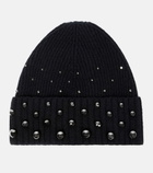 Erdem - Embellished wool beanie