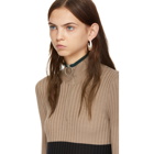 Marni Multicolor Ribbed Turtleneck