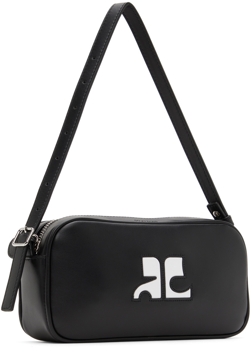 Courrèges Black Reedition Baguette Bag
