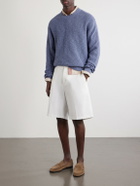 NN07 - Russell Crew 60028 Cotton Sweater - Blue