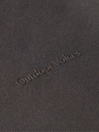 Outdoor Voices - Nimbus Logo-Appliquéd Cotton-Jersey Hoodie - Brown