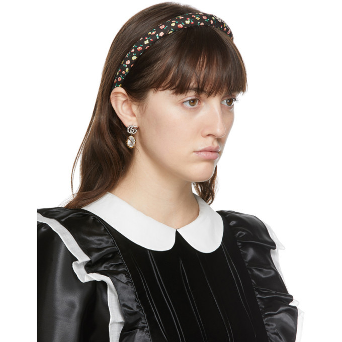 Gucci Black Liberty London Edition Floral Print Headband Gucci