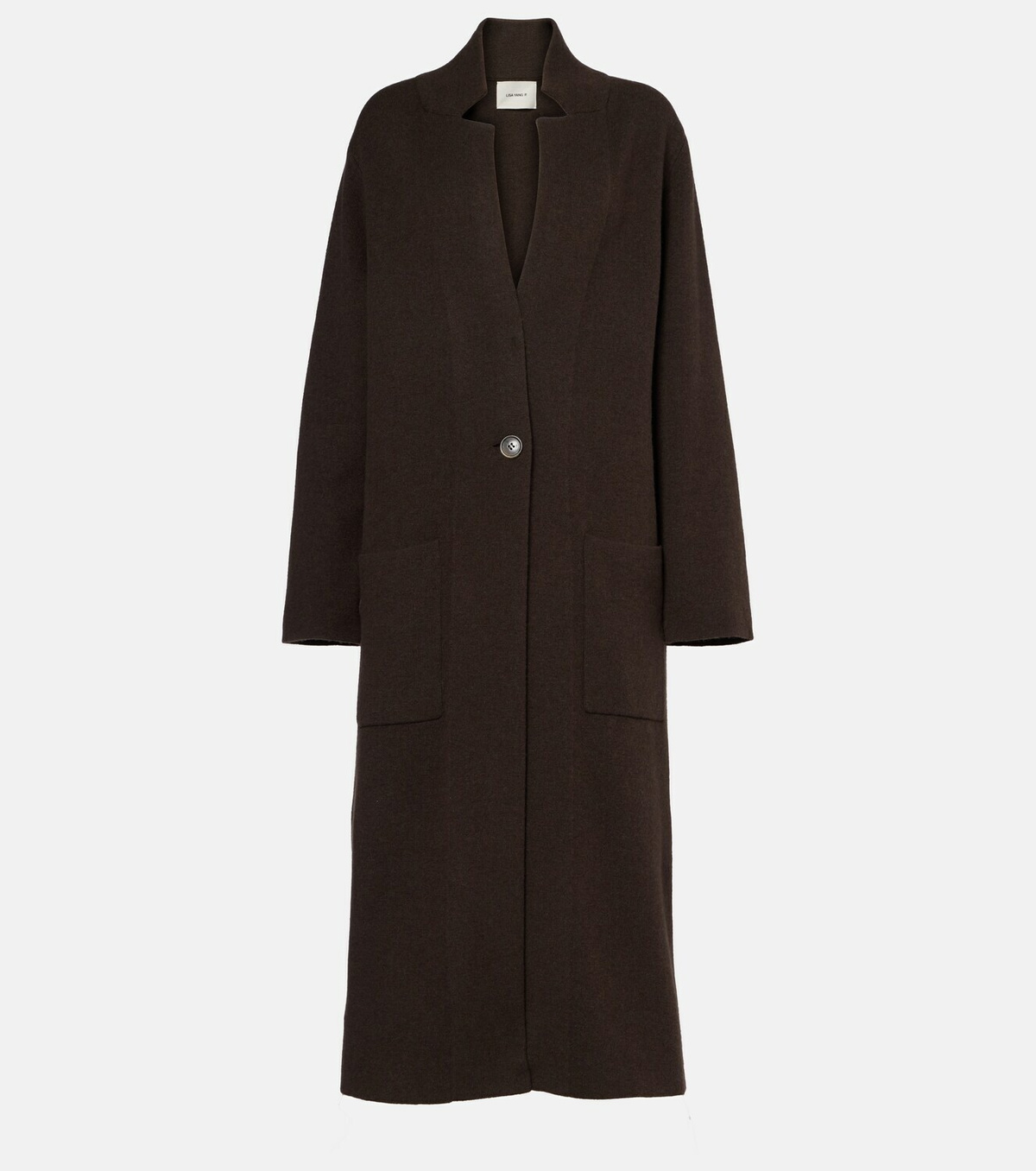 Lisa Yang Amie single-breasted cashmere coat