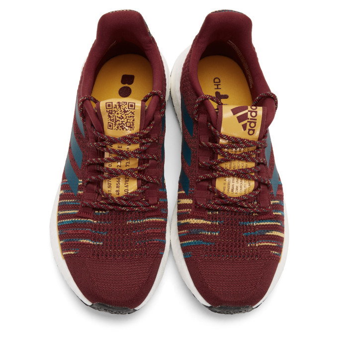 adidas x Missoni Burgundy PulseBOOST HD Sneakers