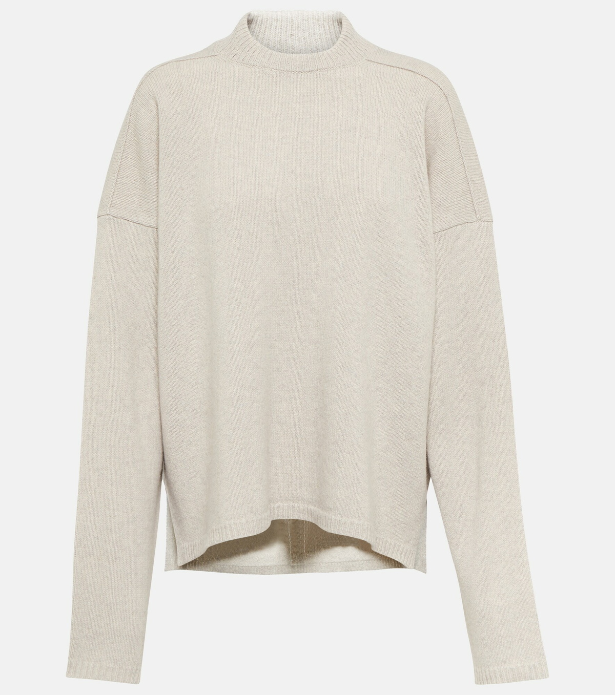RICK OWENS CASHMERE PUFF SHOULDER SWEATER