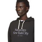 Saturdays NYC Black Ditch Miller Standard Hoodie