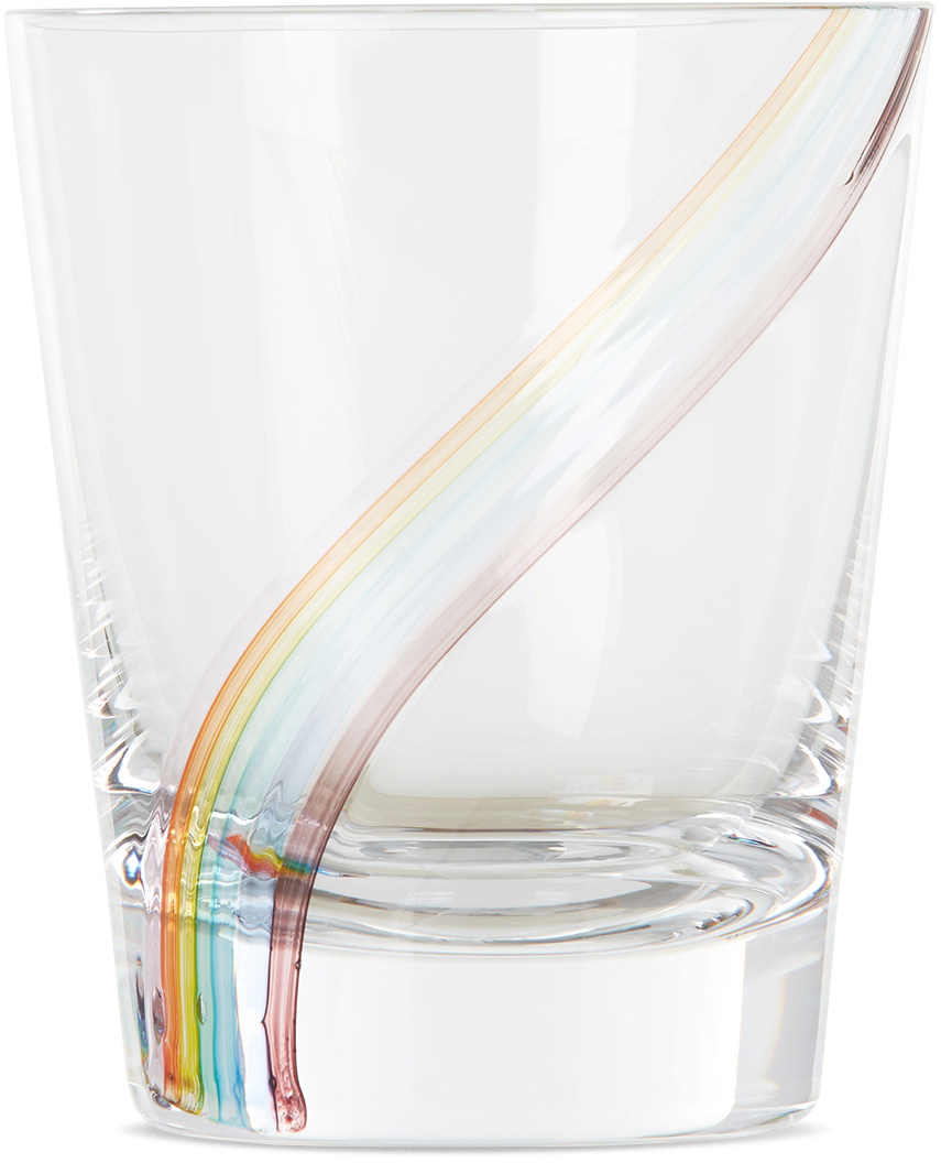 SGHR Sugahara Clear Rainbow Iris Glass, 7.8 oz / 230 ml