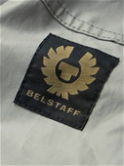Belstaff - Racemaster Logo-Appliquéd Waxed-Cotton Jacket - Gray