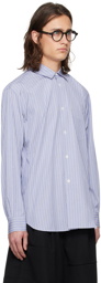 Comme des Garçons Shirt Blue Striped Shirt