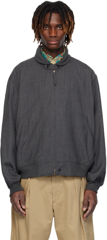 Photo: Engineered Garments Gray LL Bomber Jacket