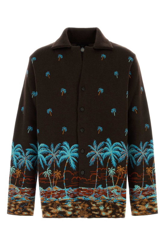 Photo: Alanui Embroidered Wool Cardigan